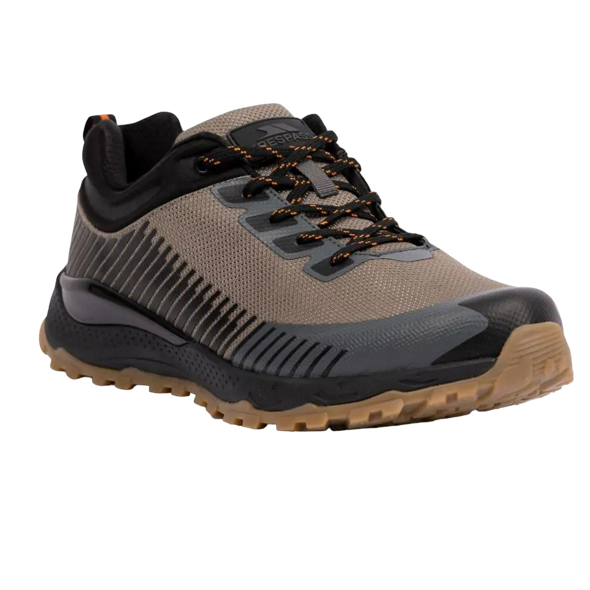 Olive - Lifestyle - Trespass Mens Ford Leather Trainers