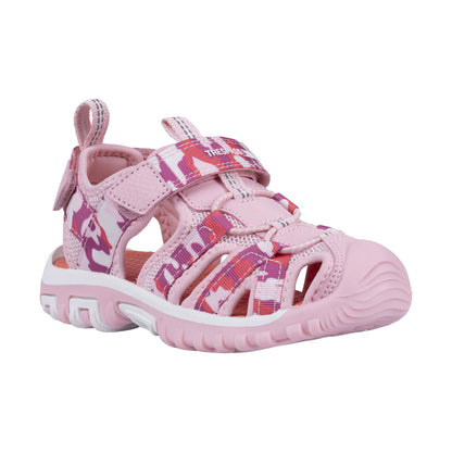 Pink - Front - Trespass Childrens-Kids Jaime Sandals