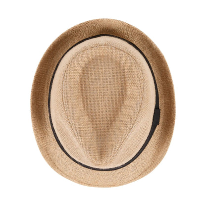 Natural - Side - Trespass Unisex Adult Fedora Hat
