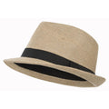 Natural - Front - Trespass Unisex Adult Fedora Hat
