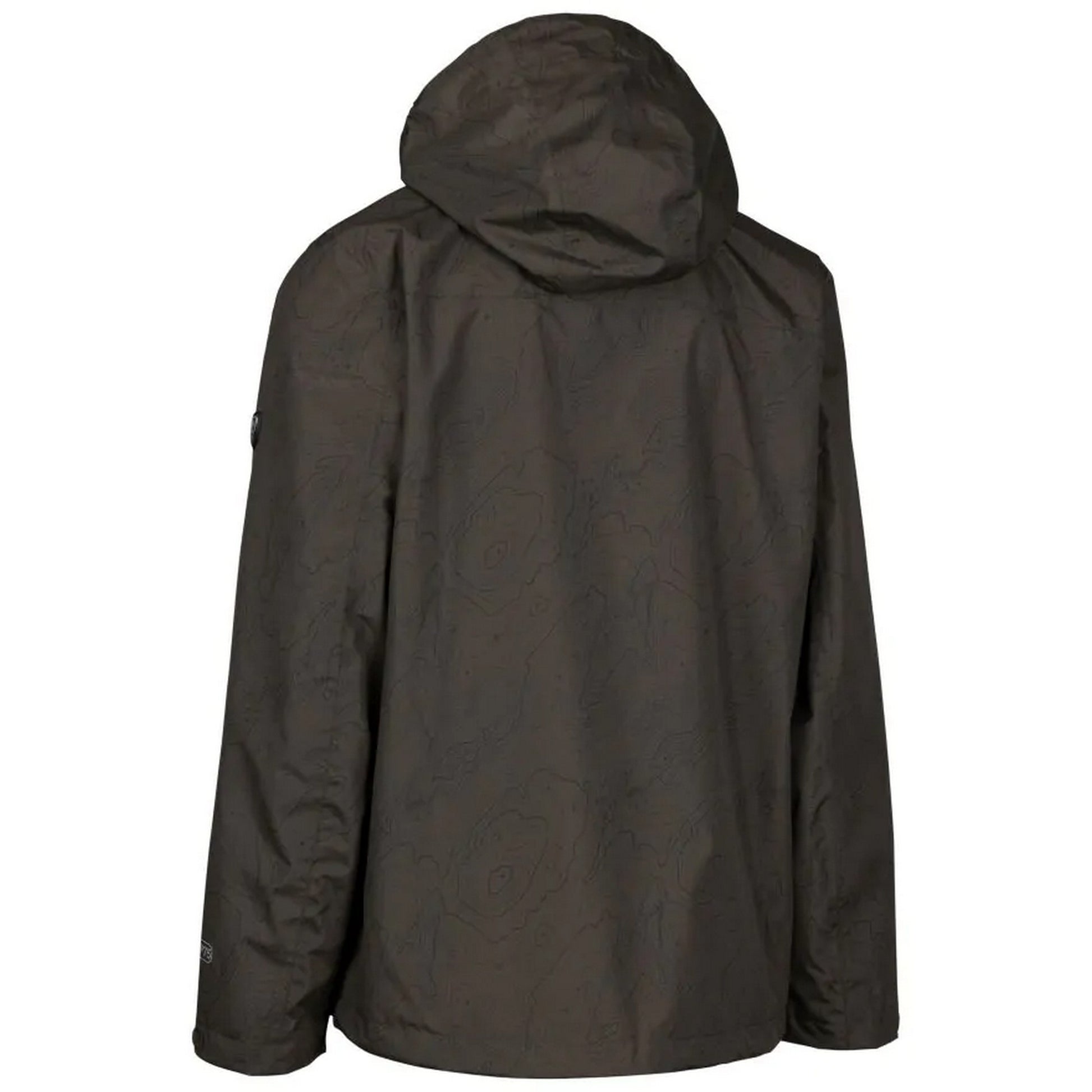 Moss - Back - Trespass Mens Cullahill Waterproof Jacket