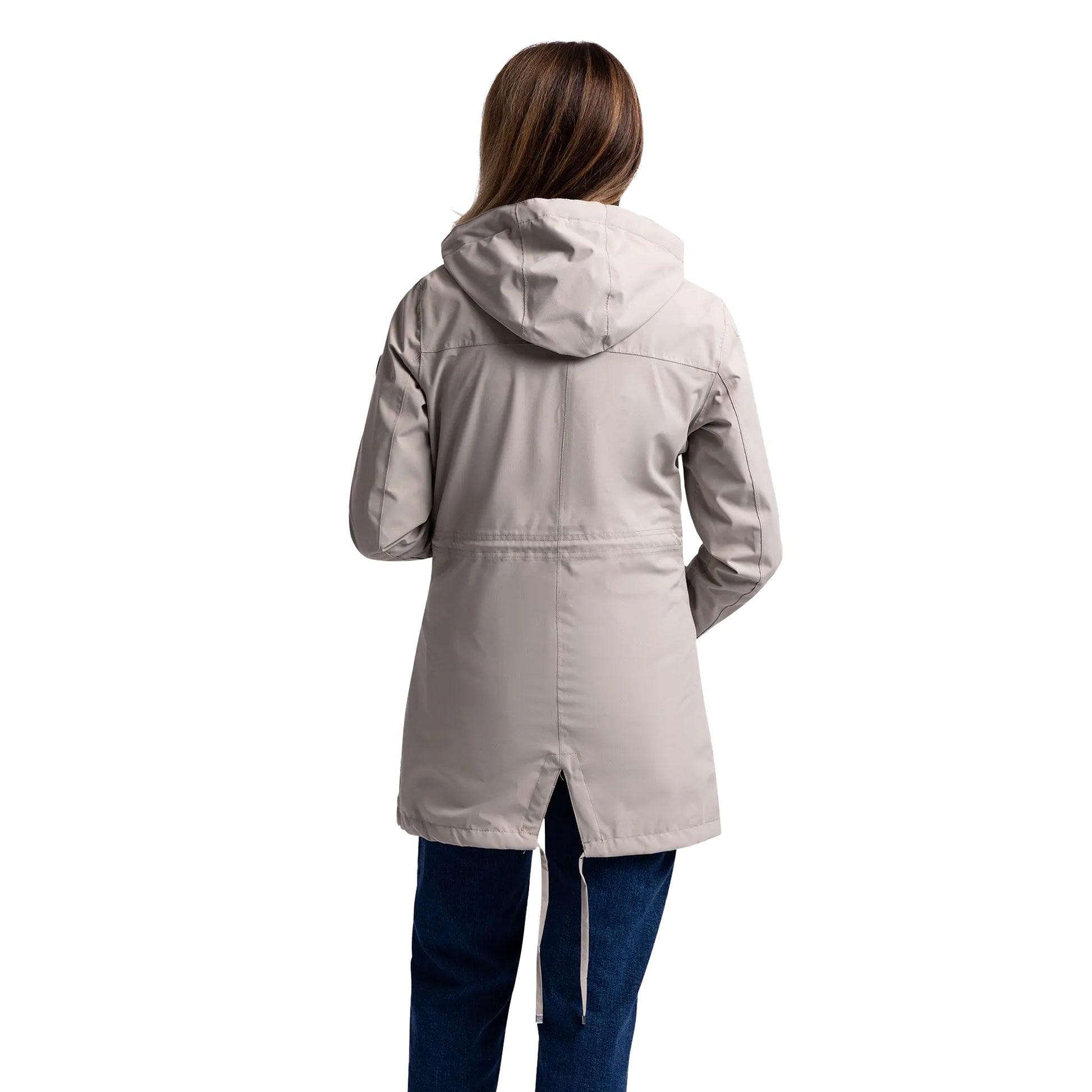 Oatmilk - Lifestyle - Trespass Womens-Ladies Pavlina TP75 Waterproof Jacket