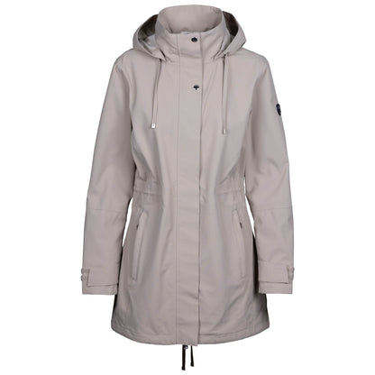 Oatmilk - Front - Trespass Womens-Ladies Pavlina TP75 Waterproof Jacket