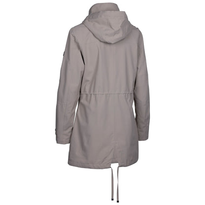 Oatmilk - Back - Trespass Womens-Ladies Pavlina TP75 Waterproof Jacket