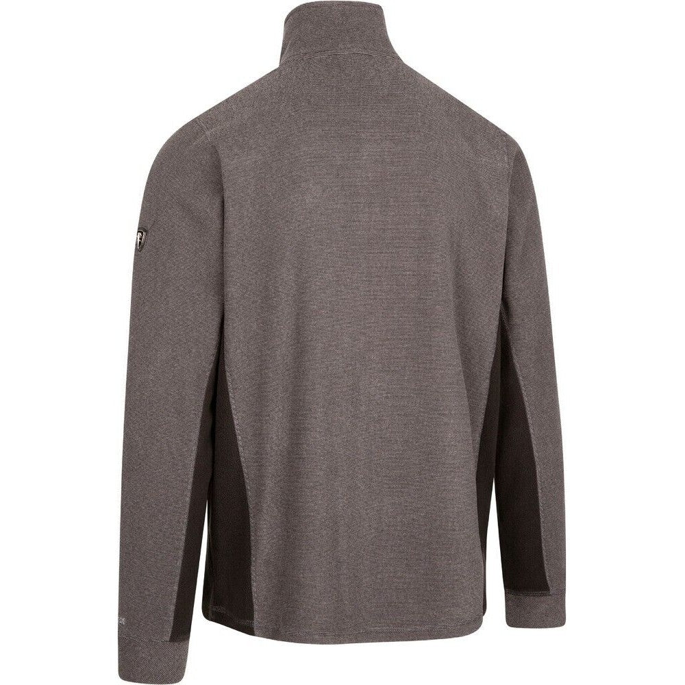 Black - Back - Trespass Mens Rampton Fleece Jacket
