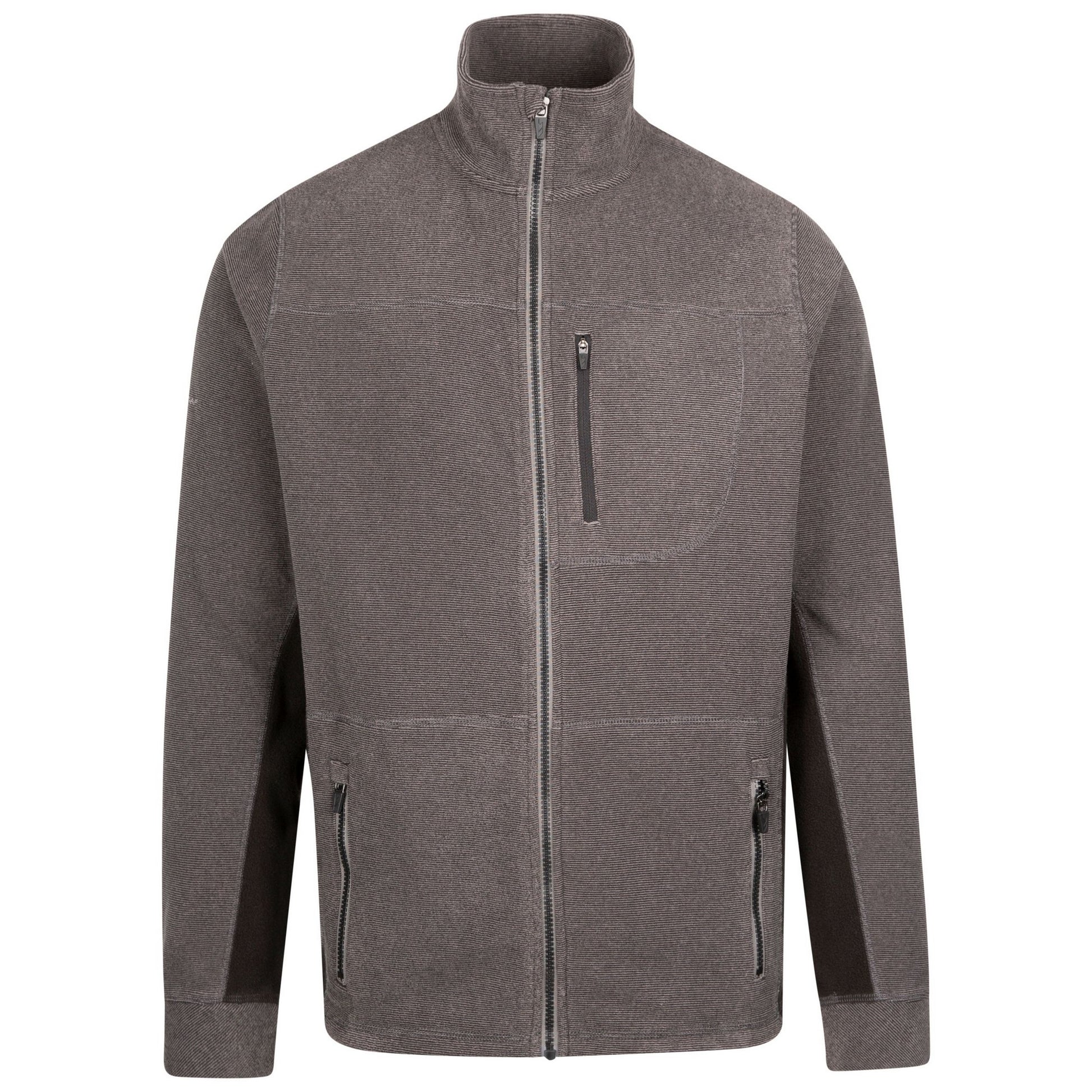 Black - Front - Trespass Mens Rampton Fleece Jacket