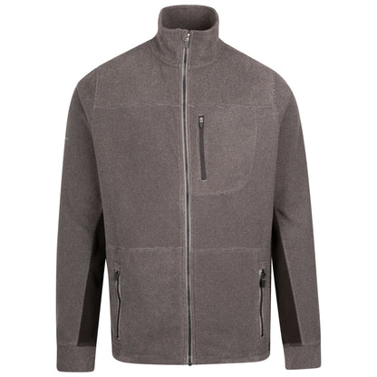 Black - Front - Trespass Mens Rampton Fleece Jacket