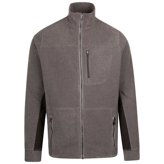 Black - Front - Trespass Mens Rampton Fleece Jacket