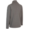 Dark Grey - Back - Trespass Mens Addleyfield Striped Knitted Fleece Jacket