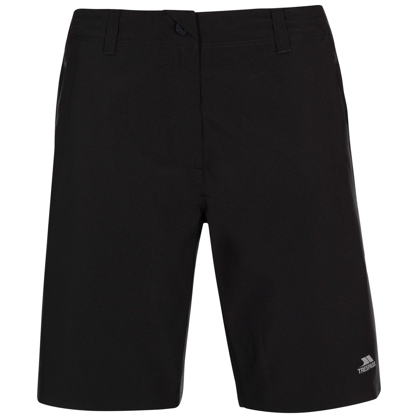 Black - Front - Trespass Womens-Ladies Agreeable Shorts