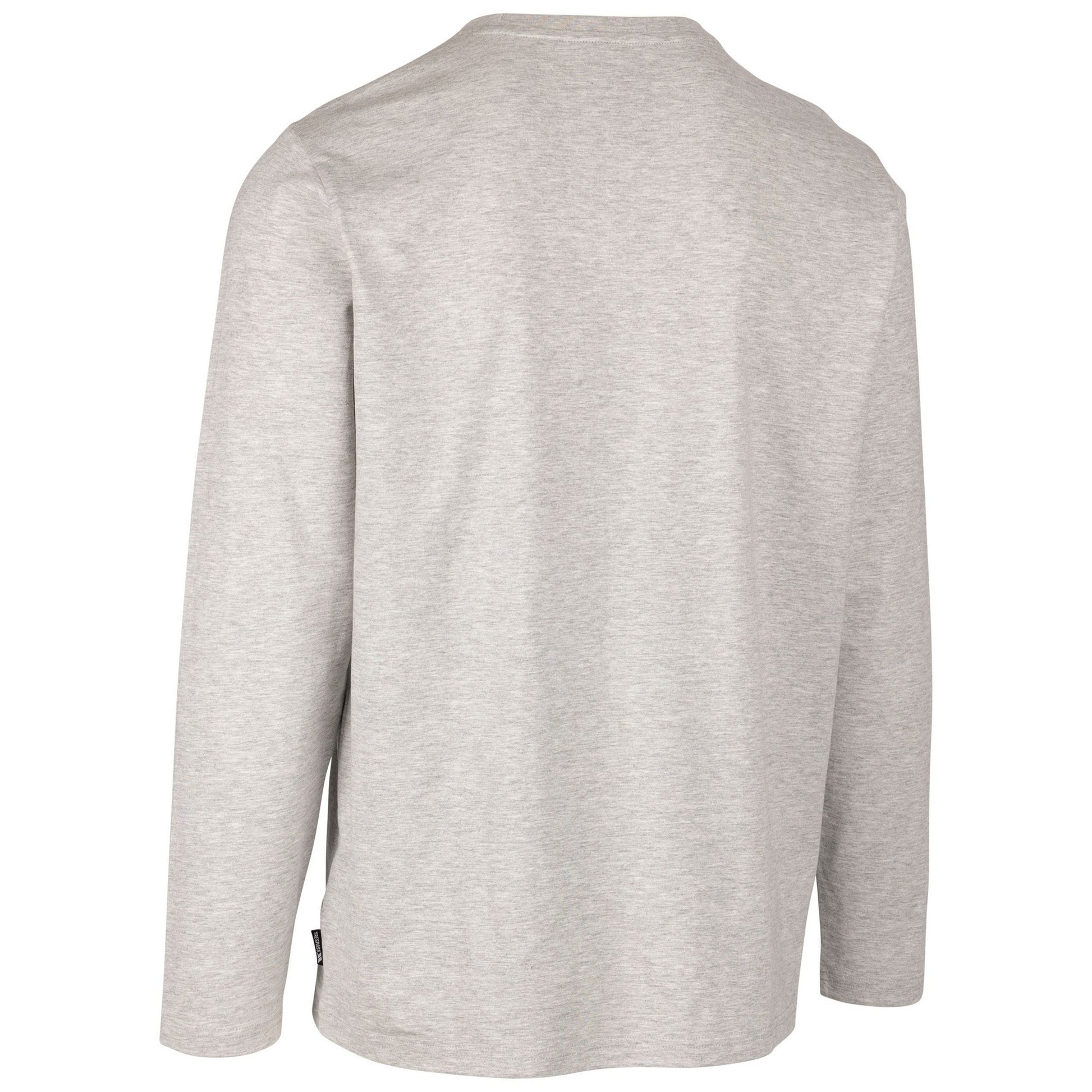 Grey Marl - Back - Trespass Mens Paral Printed T-Shirt