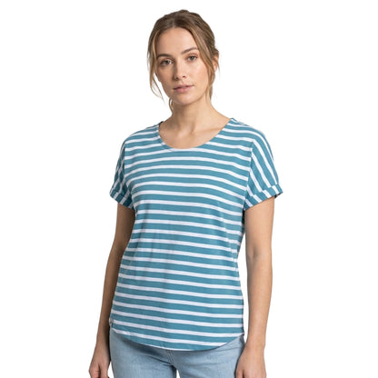 Storm Blue - Side - Trespass Womens-Ladies Megan T-Shirt