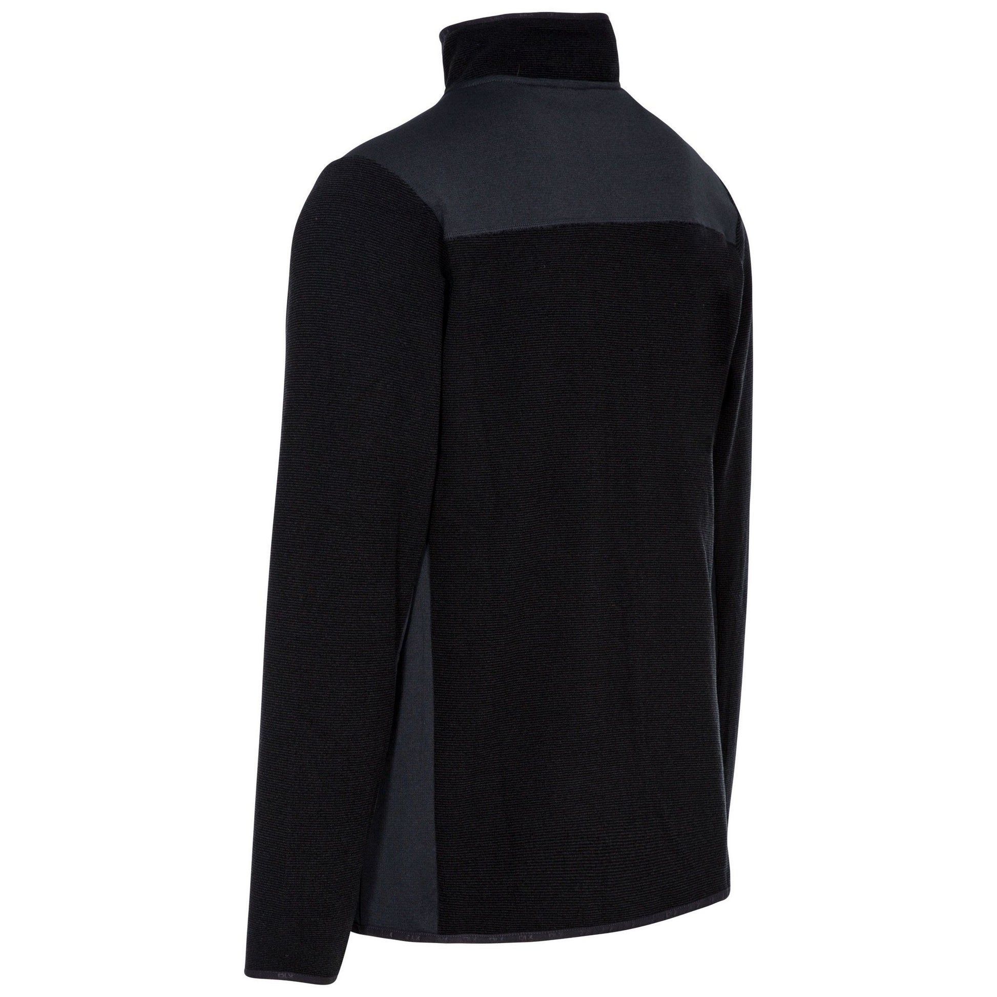 Dark Grey - Back - Trespass Mens Sturgess DLX Fleece Jacket