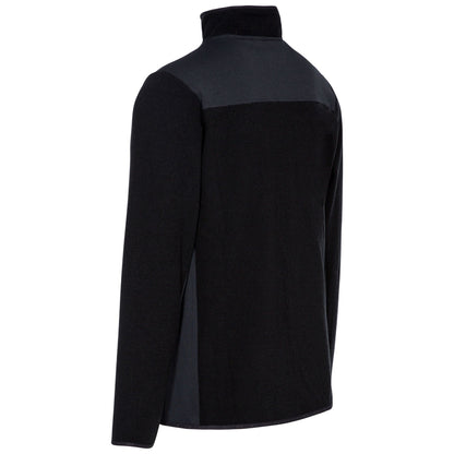 Dark Grey - Back - Trespass Mens Sturgess DLX Fleece Jacket
