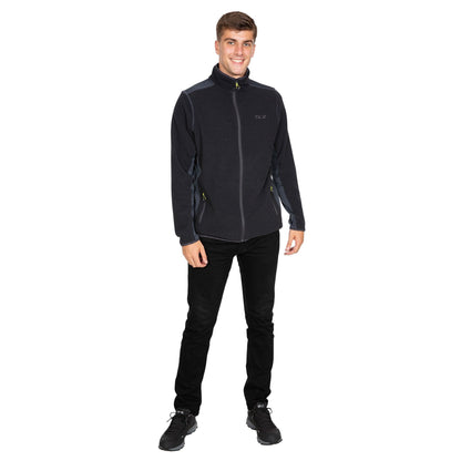Dark Grey - Lifestyle - Trespass Mens Sturgess DLX Fleece Jacket