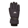 Black - Back - Trespass Unisex Adult Gohan II Ski Gloves