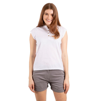 White - Close up - Trespass Womens-Ladies Tricia Top