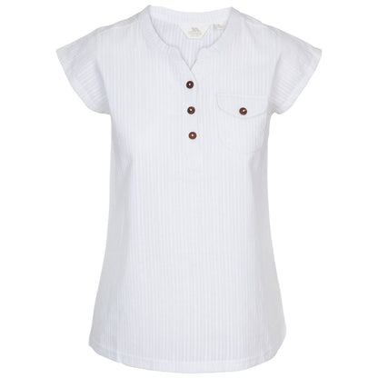 White - Front - Trespass Womens-Ladies Tricia Top