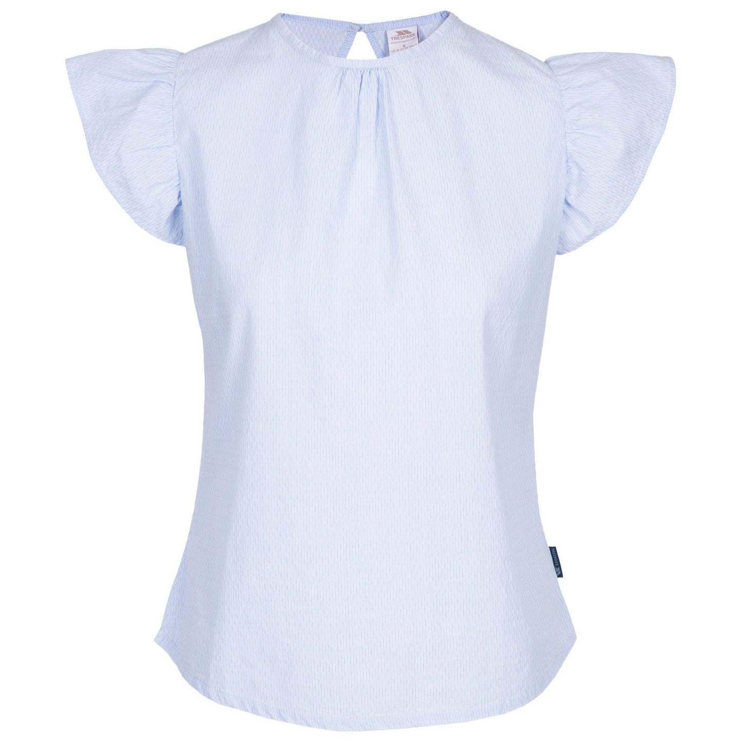 Navy-White - Front - Trespass Womens-Ladies Rhian Top