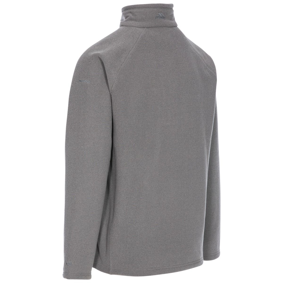 Storm Grey - Back - Trespass Mens Structual Fleece Top
