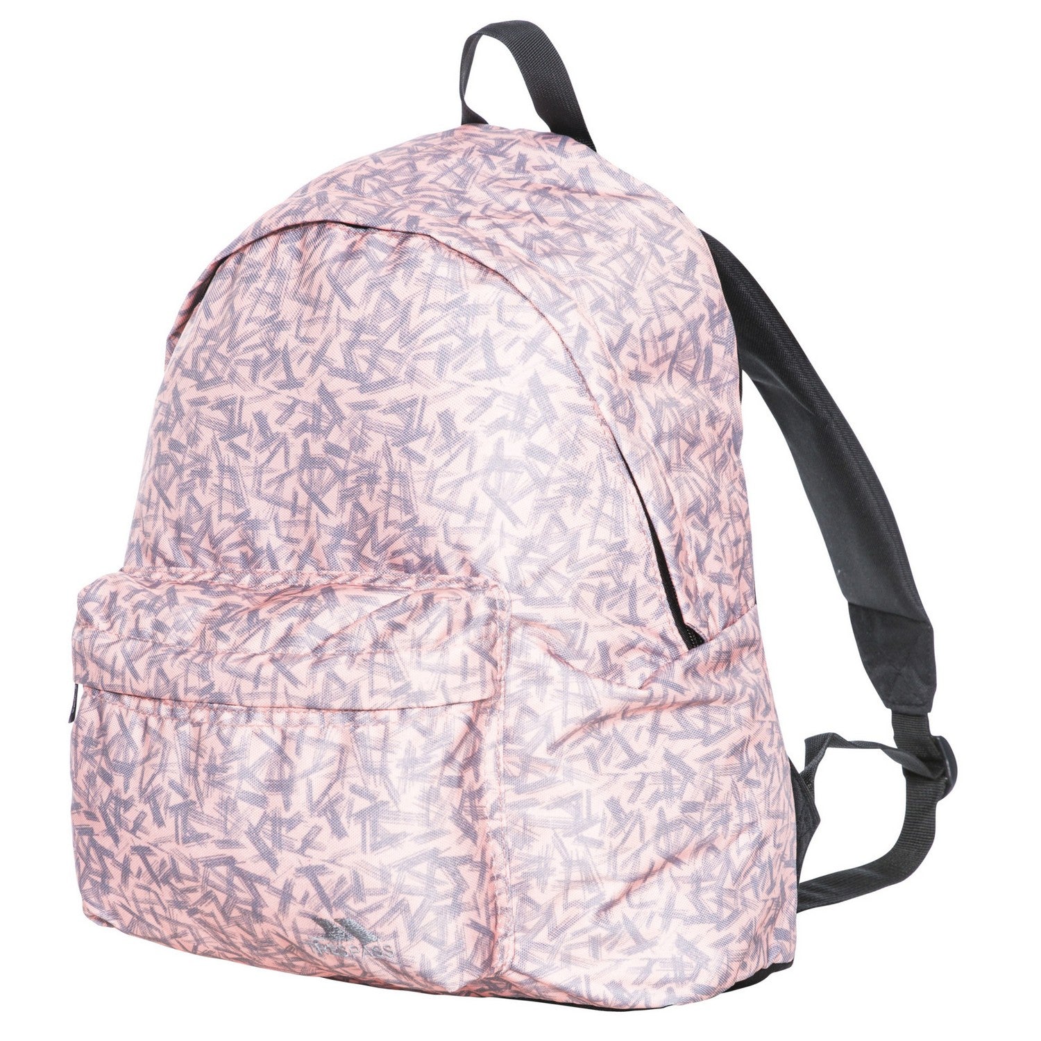 Blush - Back - Trespass Childrens-Kids Britt Patterned 16L Backpack