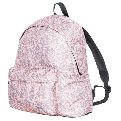 Blush - Back - Trespass Childrens-Kids Britt Patterned 16L Backpack