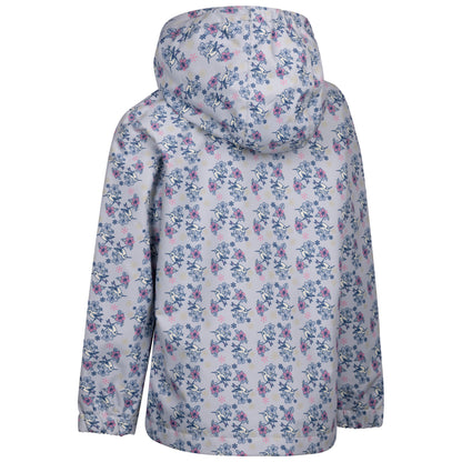 Grey Sky - Back - Trespass Childrens-Kids Drippy TP50 Waterproof Jacket