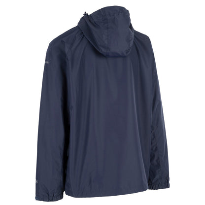 Navy - Back - Trespass Mens Tarrant Waterproof Jacket