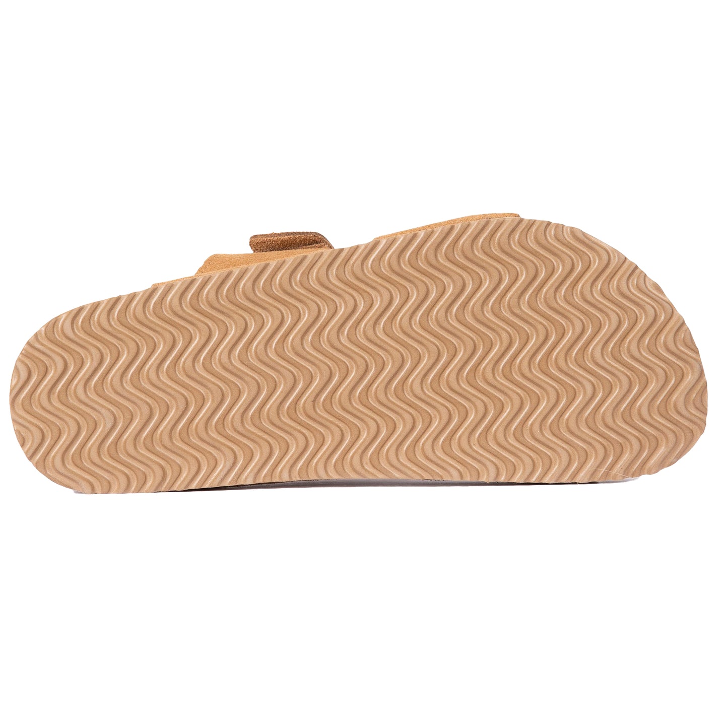 Tan - Back - Trespass Womens-Ladies Sia Suede Sandals