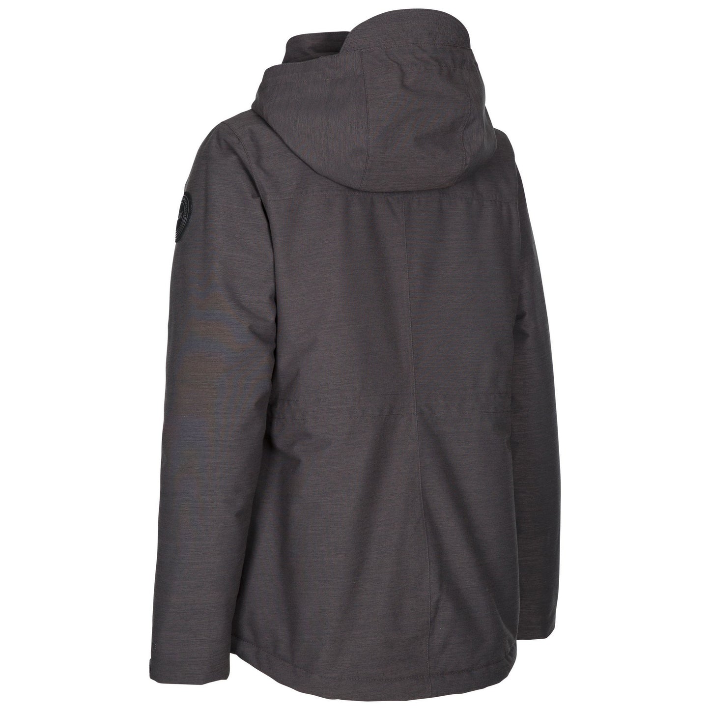 Dark Grey Marl - Back - Trespass Womens-Ladies Gloria DLX Jacket