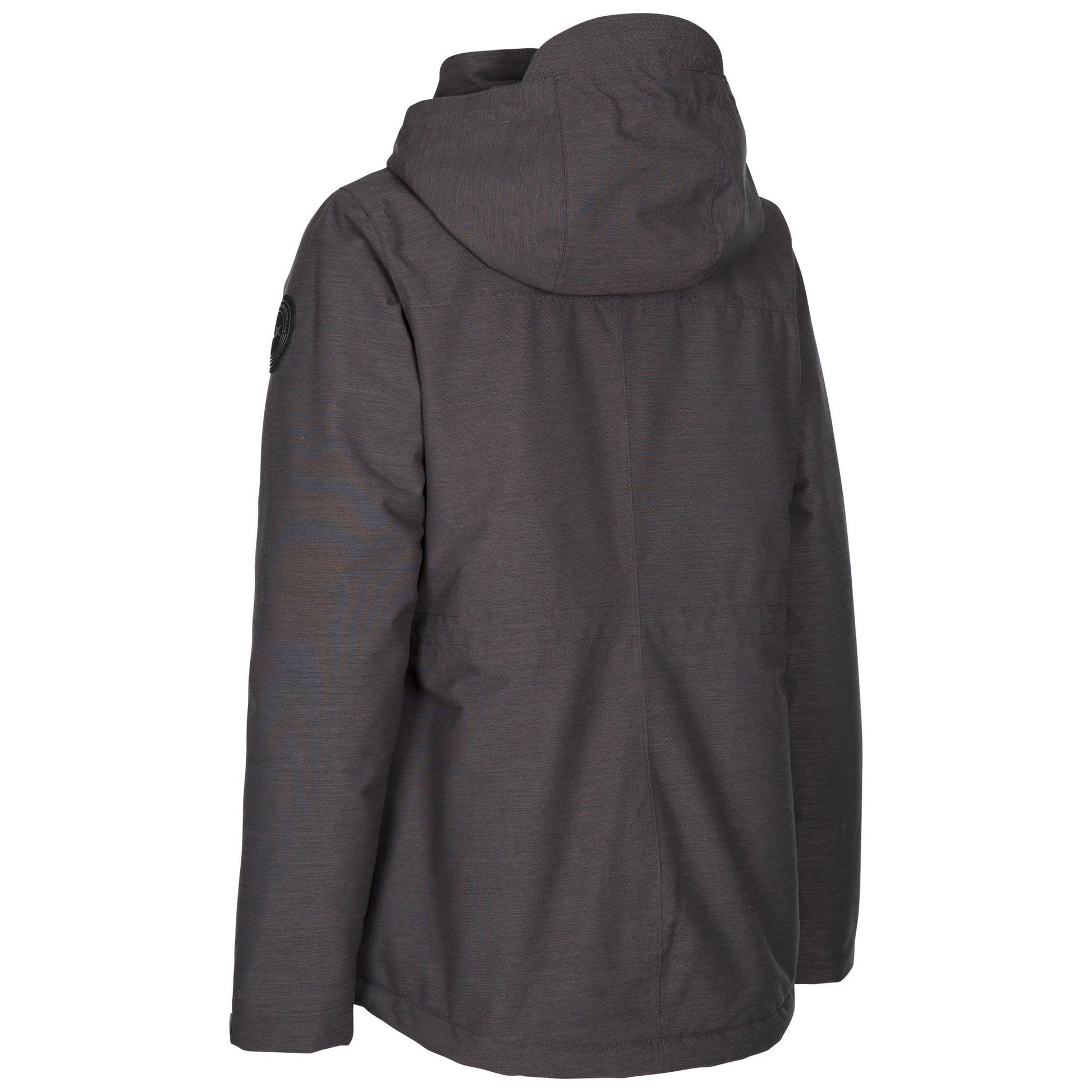 Dark Grey Marl - Back - Trespass Womens-Ladies Gloria DLX Jacket