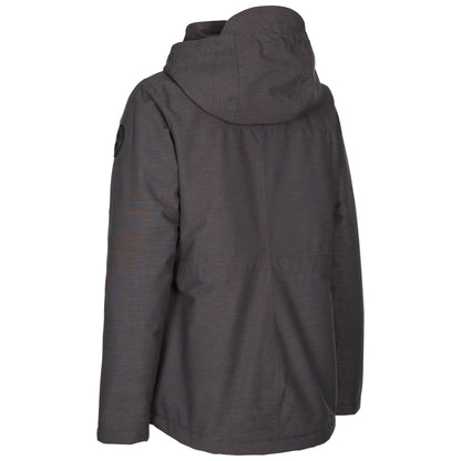 Dark Grey Marl - Back - Trespass Womens-Ladies Gloria DLX Jacket