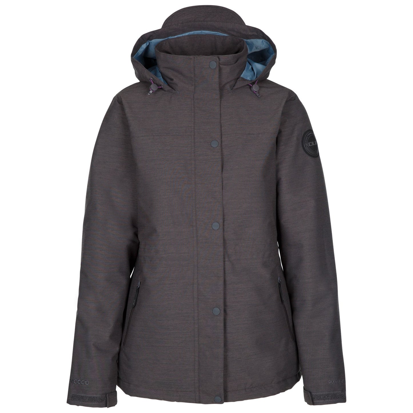 Dark Grey Marl - Front - Trespass Womens-Ladies Gloria DLX Jacket