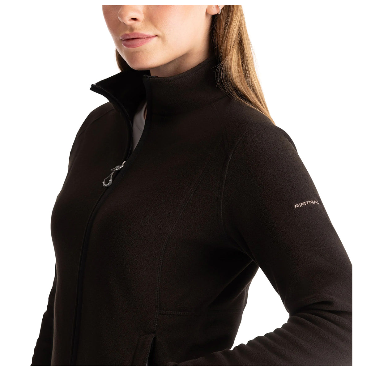 Black - Side - Trespass Womens-Ladies Renato AT100 Fleece Jacket