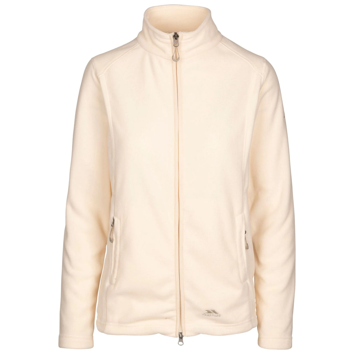Cream-Blush - Front - Trespass Womens-Ladies Renato AT100 Fleece Jacket