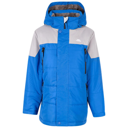 Blue - Back - Trespass Boys Recoil Jacket