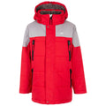 Red - Front - Trespass Boys Recoil Jacket