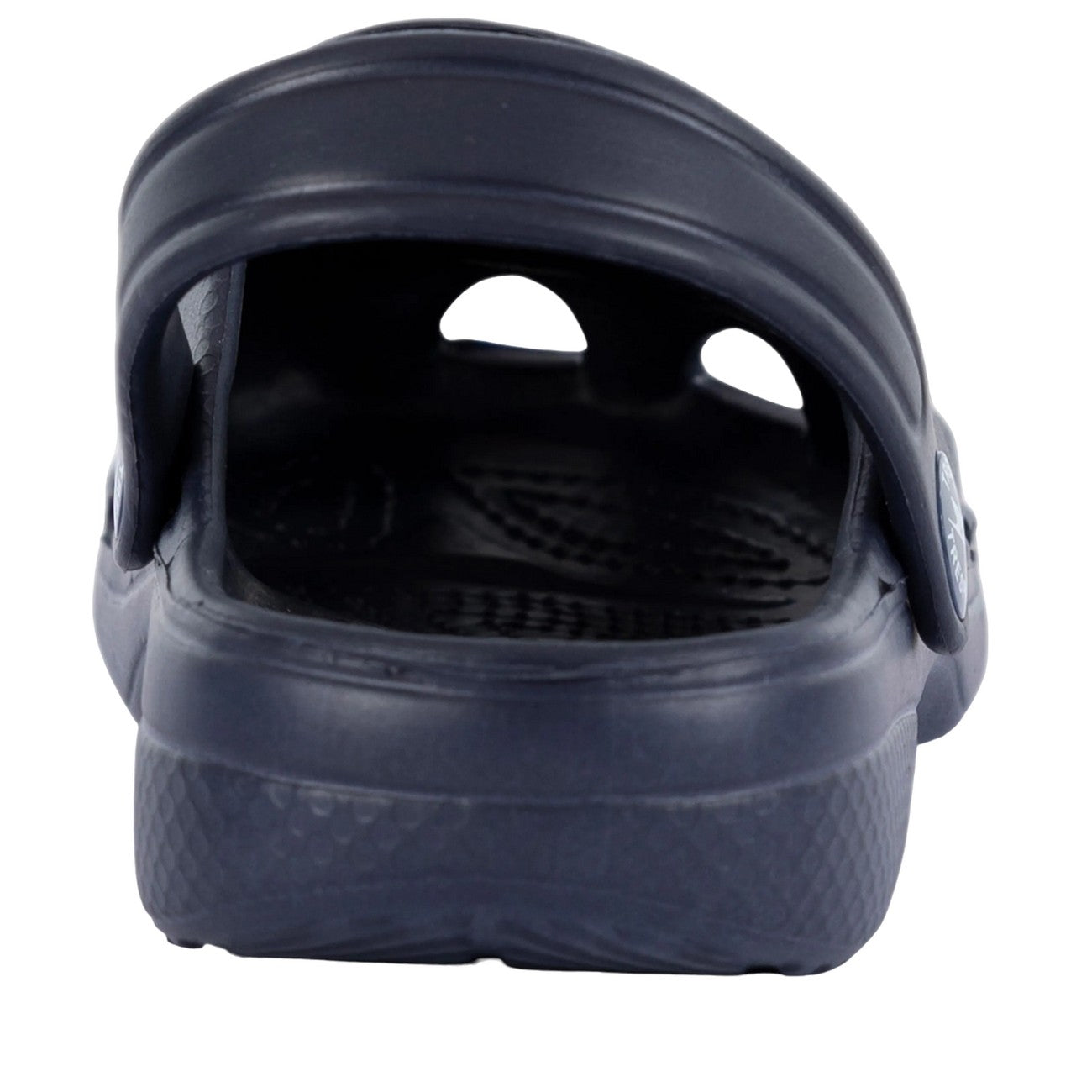 Navy - Back - Trespass Childrens-Kids Dip Moulded Clogs