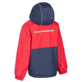 Red - Back - Trespass Childrens-Kids Risk TP50 Waterproof Jacket