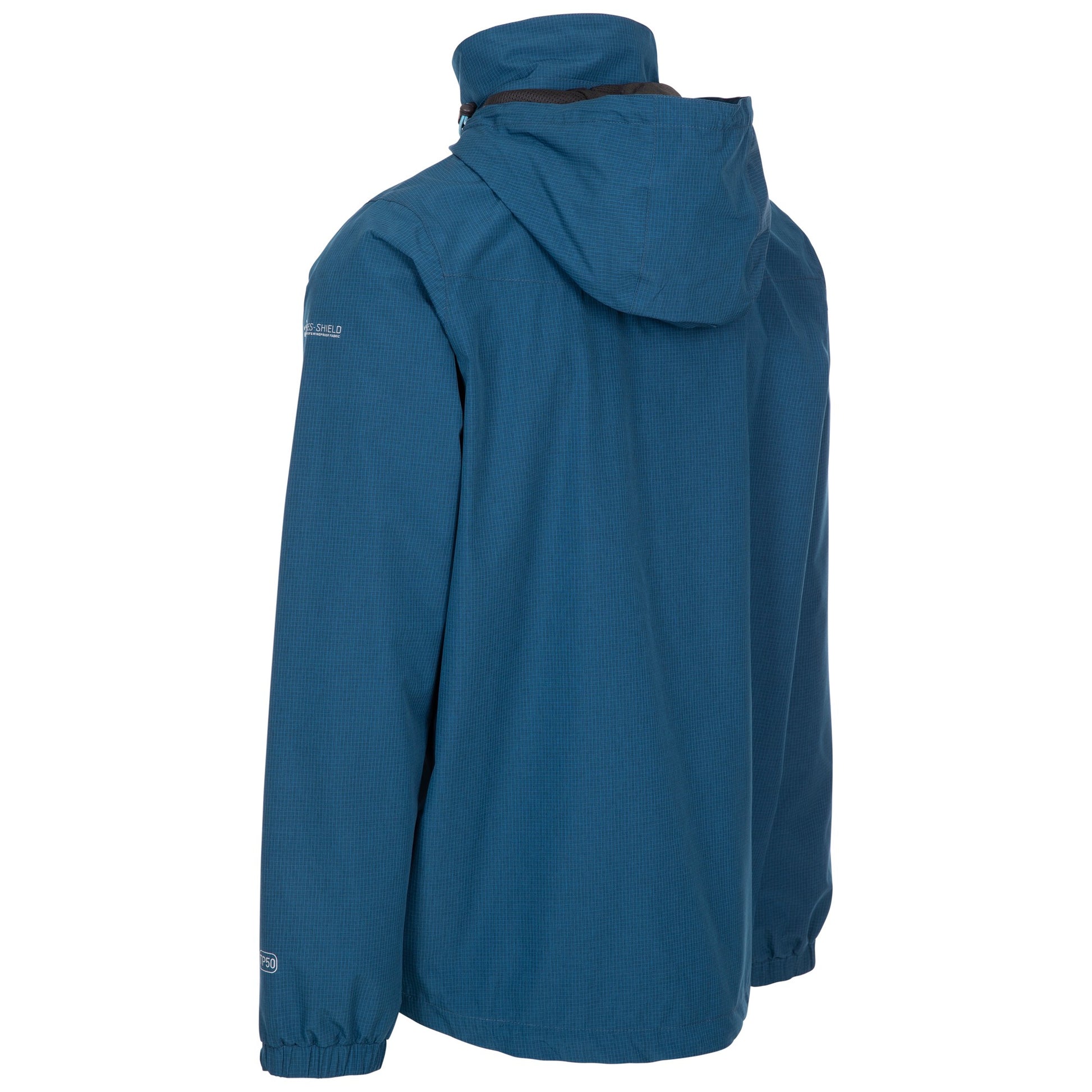 Midnight - Back - Trespass Mens Dev TP50 Jacket