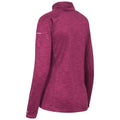 Grape Wine Marl - Back - Trespass Womens-Ladies Fairford Fleece Top