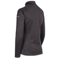 Black Marl - Back - Trespass Womens-Ladies Fairford Fleece Top