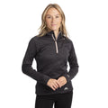 Black Marl - Side - Trespass Womens-Ladies Fairford Fleece Top