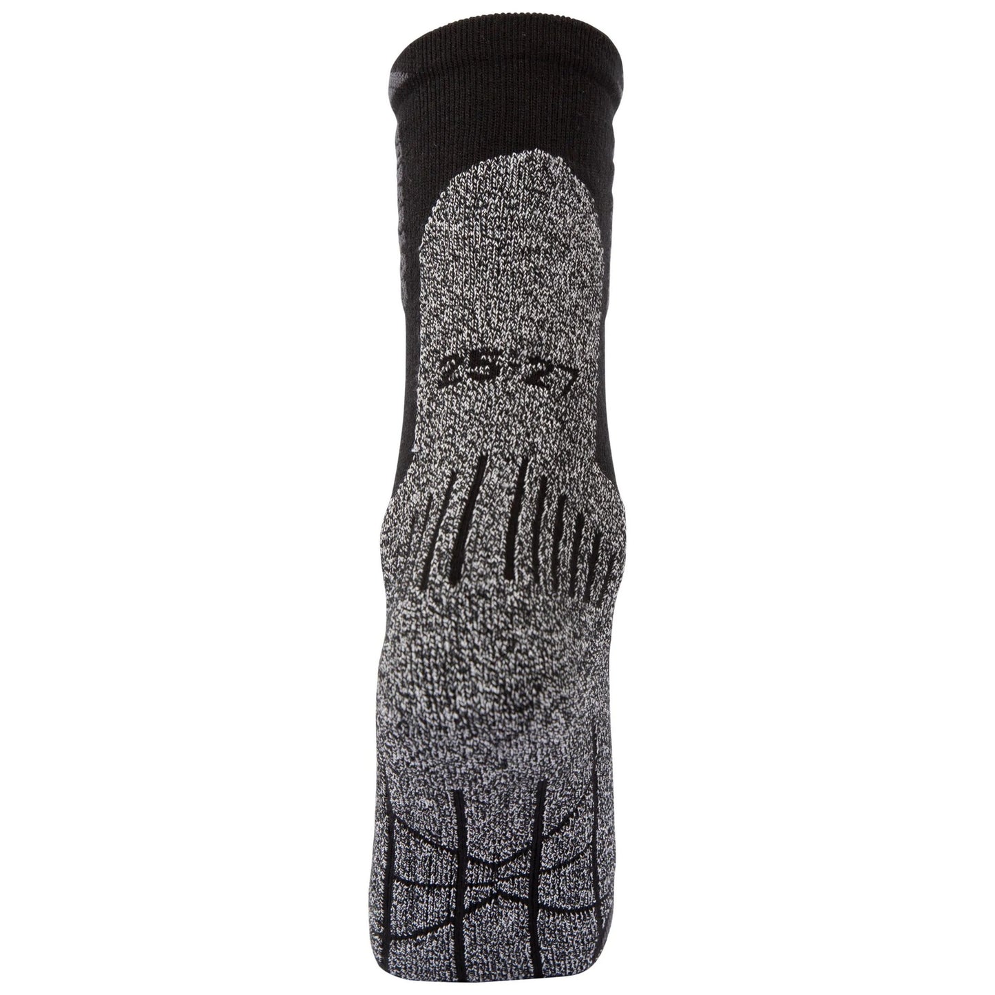 Black Melange - Back - Trespass Unisex Adult Alga Socks