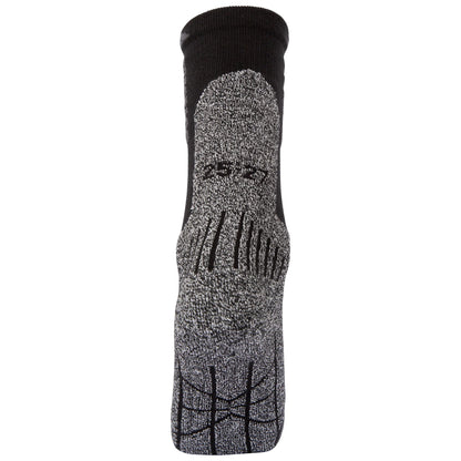 Black Melange - Back - Trespass Unisex Adult Alga Socks