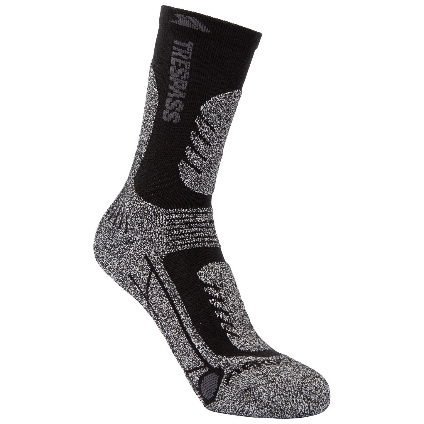 Black Melange - Lifestyle - Trespass Unisex Adult Alga Socks