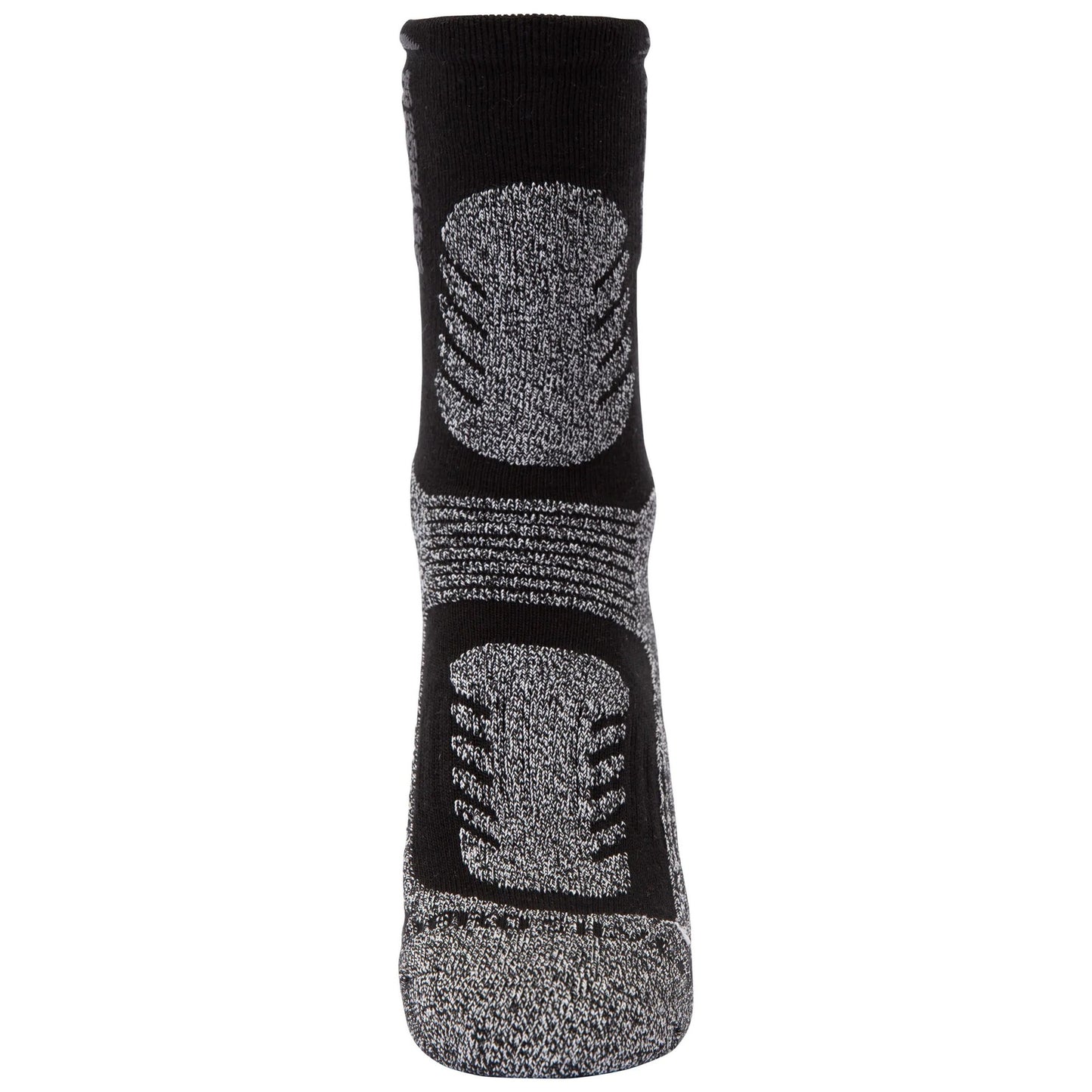 Black Melange - Front - Trespass Unisex Adult Alga Socks