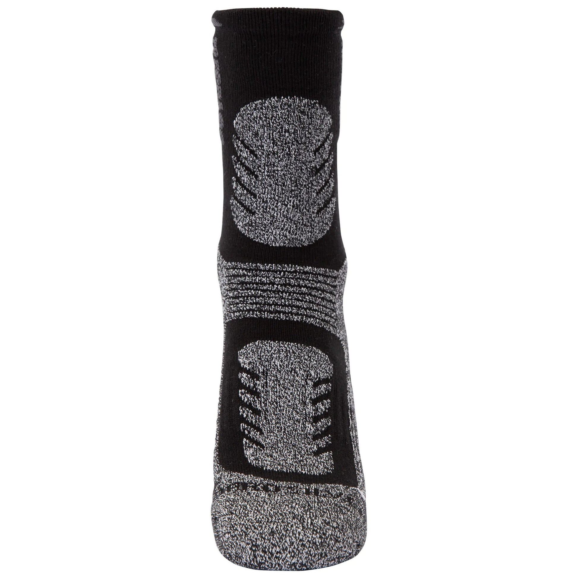 Black Melange - Front - Trespass Unisex Adult Alga Socks