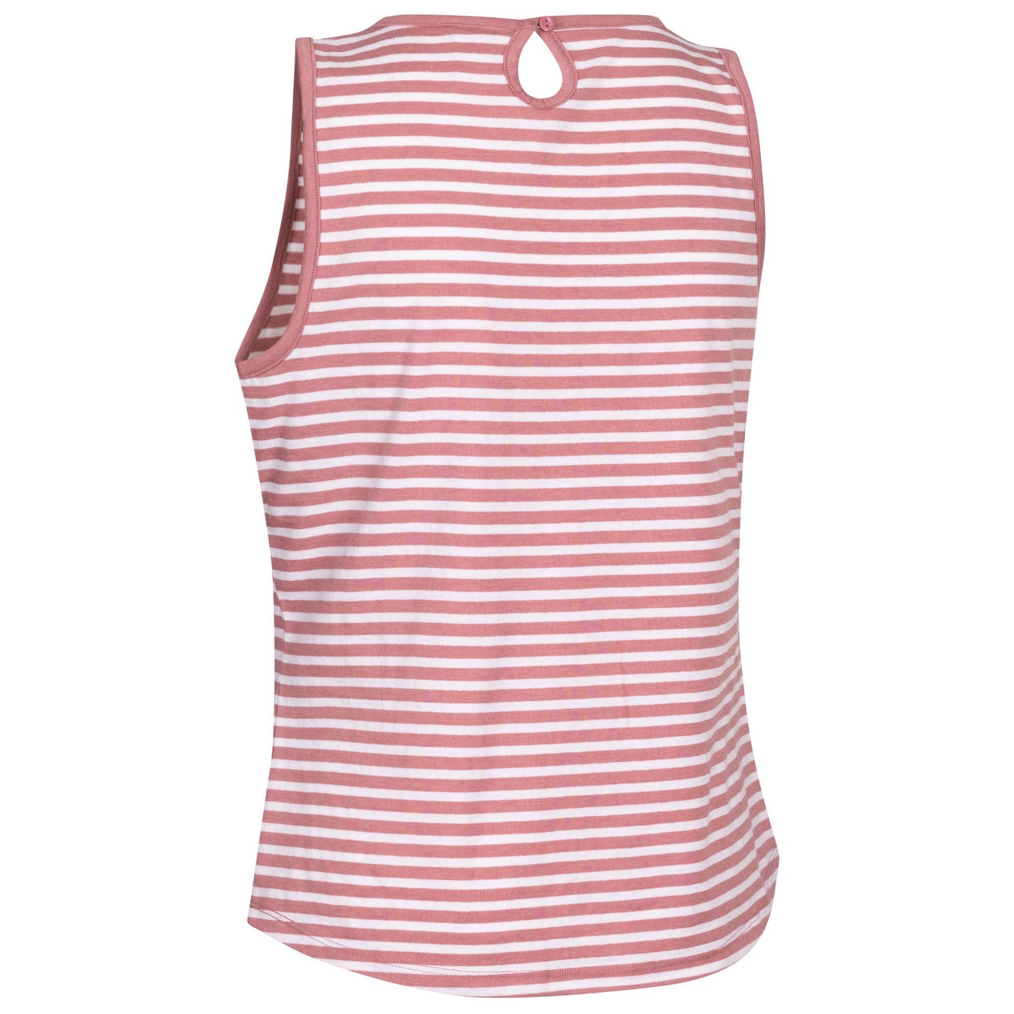Light Mulberry - Back - Trespass Womens-Ladies Kelly Stripe Vest Top