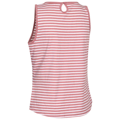 Light Mulberry - Back - Trespass Womens-Ladies Kelly Stripe Vest Top